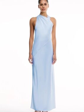 Significant Other Ice Light Blue Annabel Long Bridesmaids Dress (NWT)